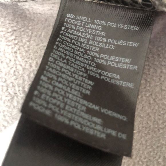 The North Face Full Zip Fleece Jacket Gray XL - Picture 8 of 9